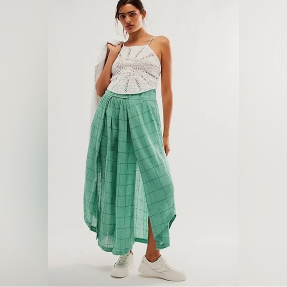 Free People Lunar Cove Wide Leg Pants size large - Picture 2 of 14